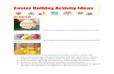 Easter Holiday Activity Ideas...25+ Easter Crafts for Kids - Lots of Crafty Ideas - Easy Peasy and Fun • Mrs Martin’s Idea:- Draw a piece of fruit or tin of food. Choose a piece