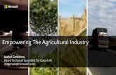 Empowering The Agricultural Industryfpworks.xyz/agroalimentaria/wp-content/uploads/... · Empowering The Agricultural Industry Mabel Gerónimo Azure Technical Specialist for Data