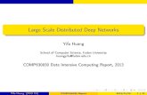 Large Scale Distributed Deep Networks - Fudan …admis.fudan.edu.cn/~yfhuang/files/LSDDN_slide.pdfSandblaster Massive commands issued by coordinator Load banancing scheme Dynamic work