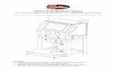 REPP70 Media Blast CabinetHigh Pressure Sandblaster Cabinet for Assemble #55 abrasive hose with tee joint #13-9 Cylinder Block tank 5. Step1. Turn upside down Step2 Place the funnel