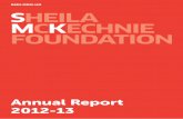 Annual Report 2012-13 - Sheila McKechnie Foundation€¦ · Professor Danny Dorling speaking at SMK Inspiration Talk ‘Megacity London – ever growing, ever more unequal.’ Bernie