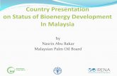 Country Presentation on Status of Bioenergy Development In Malaysia€¦ · 2012, Energy Commission of Malaysia . Overview of the Malaysian Palm Oil Industry ... High capital investment