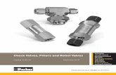 Check Valves, Filters and Relief Valves - RG GroupCheck Valves, Filters and Relief Valves Catalog 4135-CV December 2010