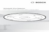 Automatic Fire Detector...deutsch english español français italiano nederlands português türkçe Automatic Fire Detector 3 | Bosch Sicherheitssysteme GmbHInstallation manual 2019.11