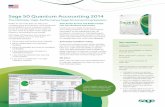 Sage 50 Quantum Accounting 2014 - Oasis Solutions · stay focused on their tasks and be more productive. Sage 50 Quantum Accounting 2014 ... • If you manage payroll in-house or