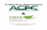 2016-2019 ACFC Collective Agreement FINAL 2016.03 · TV & Features from $5 Million-$8 Million Features Over $8 Million All rates in CDN$ April 1, 2016 April 1, 2016 April 1, 2016