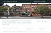 INVICTUS 228 LENOX AVENUE · INVICTUS Property Advisors has been retained on an exclusive basis for the sale of 228 Lenox Avenue. The building is located in the Mount Morris Park
