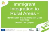 Immigrant Integration to Rural Areasenrd.ec.europa.eu/sites/enrd/files/w15_social-inclusion...Immigrant integration to rural areas- project •4 countries, 16 Leader-areas •Approximately