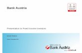 1109 Bank Austria - Investor Presentation 1H16 EN new template · 2018-11-19 · Bank Austria – at a glance • Member of UniCredit since 2005 • Leading corporate bank and one