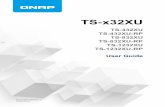 TS-x32XU User Guide - QNAP · 2018-05-15 · Notes provide default configuration settings and other supplementary ... 4 PCIe low-profile cover - - System Board TS-432XU, TS-432XU-RP