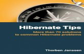 Hibernate Tips: More than 70 solutions to common Hibernate … · 2020-05-15 · Foreword Undoubtedly, Hibernate ORM and JPA have a steep learning curve. You develop a quick prototype,