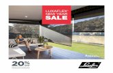 AS SEEN ON - Shutters n Shades€¦ · Transform your outdoor space with Luxaflex Awnings AS SEEN ON Evo Channel Awnings Save $487 ^ The Evo Awnings Collection represents the latest