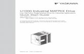 U1000 Industrial MATRIX Drivevariadoreschile.cl/wp-content/uploads/variadores...U1000 Industrial MATRIX Drive Low Harmonic Regenerative Drive for Industrial Applications Quick Start