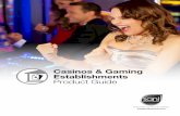 Casinos & Gaming Establishments Product Guide · 2020-01-02 · • Specially designed for digital devices* • NSF registered C1 Registration 144040 C1 Dry Foodservice Towels 200-CT.