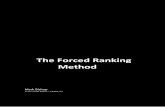 The Forced Ranking Method...Table of Contents The Forced Ranking Method..... 3 Download: Niche Rank & Profit