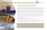 Driefontein Gold Mine · 2018-10-11 · Driefontein Gold Mine Technical Short Form Report Driefontein Gold Mine is a large, well-established shallow to ultra-deep level gold mine