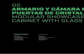 02. ARMARIO Y CÁMARA MODULAR PUERTAS DE CRISTAL …refrimak.com/wp-content/uploads/2015/09/Impafri-2017-cap2.-AMD-… · Fondo Longitud Altura Cristal Ciegas PVP AMPC / P 0901 1000