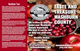 ART TREASURE - Washburn County · ART STOPS TASTE AND Must See TREASURE WASHBURN We’re here to help you COUNTY make your Washburn County experience the best it can be. Let us help