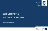 2019 LSSIP Event - Eurocontrol · What is new in the 2019 LSSIP Template (10) 2019 LSSIP Template - Deadlines. 2019 LSSIP Event 12 • The pre-filled LSSIP documents (Word) will be