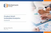 Enterprise BI, Reporting & Analytics Software | Dundas BI ... · Dundas Bl Product Brief: Embedded Analytics Eckerson Group Dundas Bl offers a full set of multi-tenant features. Customers