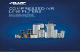 COMPRESSED AIR LINE FILTERS - ALUP · 2020-06-12 · 6 I COMPRESSED AIR LINE FILTERS COMPRESSED AIR LINE FILTERS I 7. In any compressed air system, impurities are inevitable. Dust,