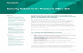 Security Solutions for Microsoft Office 365...6 Security Solutions for Microsoft Office 365 forcepoint.com Prepare for sophisticated attacks Most large-scale cyberattacks originate