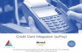 Credit Card Integration (ezPay) - The Shams Group - Innovative Healthcare services ... · 2020-01-06 · credit card payment processing directly into your ... Features & Benefits