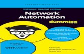 Network Automation For Dummies®, VMware® Special Edition · working with disparate systems in order to complete. 2 Network Automation For Dummies, ... the same people can build
