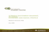 ALBERTA SOUTHWEST REGIONAL ALLIANCE: ECONOMIC AND SOCIAL … · The purpose of this report is to provide an economic and social profile of the Alberta SouthWest Regional Alliance