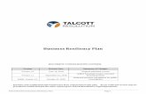 Business Resiliency Plan - Talcott Resolution · 2019-06-05 · Talcott Resolution Business Resiliency team works closely with The Hartford’s Business Resiliency Office during all