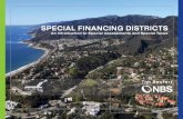 SPECIAL FINANCING DISTRICTS - Scanned Retina · 2012-07-08 · Special Tax Consulting – This is the process of analyzing and deﬁ ning the parameters of a proposed Special Tax,