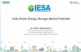 India Home Energy Storage Market Potential...HIGH POWER SUPERCAPACITORS SUPER CONDUCTING MAGNET HIGH ENERGY ... India Market Outlook 2020-27 ... INDIA STATIONARY ENERGY STORAGE MARKET