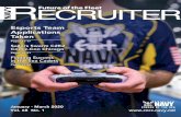 IN THIS ISSUE · Recruiters must mitigate exposure risk when screening applicants and future Sailors before face-to-face interaction; for this, use the following screening questions.