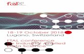 Lugano, Switzerland FTAL conference Data Science€¦ · FTAL conference on Industrial Applied Data Science. This first joint research conference of Swiss Universi-ties of Applied