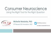 Using the Right Tool for the Right Questioninsightinnovation.org/images/2018/02/EU/Michelle.pdf · Consumer Neuroscience Using the Right Tool for the Right Question Michelle Niedziela,