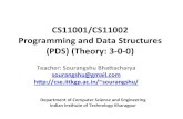 CS11001/CS11002 Programming and Data Structures (PDS ...pds/semester/2017s/slides/Presentation2.pdf · h Short int i Decimal/hexadecimal/octal integer o Octal integer s String u Unsigned