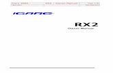 RX2 - Icaro 2000 · 2018-11-07 · icaro 2000 rx2- owner manual page # 3 / 22 14/01/2011 rx2 2010-5-en table of contents 1. introduction 4! 1.1 keep the risks to a minimum 4! 1.2