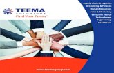 Supply Chain & Logistics Accounting & Finance ... - TEEMA€¦ · TEEMA in the Spotlight FACT Part proceeds of every hour billed supports Habitat for Humanity Global Village program
