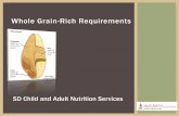Whole Grain-Rich Requirements · Whole grain rolled oats, brown sugar, crisp brown rice, whole grain rolled wheat, soybean oil, whole wheat flour, almonds, water, freeze dried bananas,