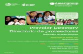 Provider Directory Directorio de proveedores Texas CHIP ... Documents...Si no se ha unido aún, llame al centro de llamadas de CHIP/Children’s Medicaid al 1-800-964-2777 para escogernos.