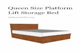 Queen Size Platform Lift Storage Bed - Addicted 2 DIY · • Queen Size Platform Lift Hardware • Paint or stain of choice ... *If using cove moulding, measure and cut to size based