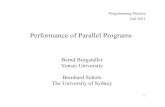 Performance of Parallel Programs - ELC Lab Performance of Parallel Programs 6 Amdahlâ€™s Law (cont.)