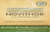 © Ensystex, Inc. NIM 2.01 05.12 Page 1 of 53 Manual 2.03 06.18.pdf · NOVITHOR Termite Protection System is a flexible termite protection system which can be used as part of a complete
