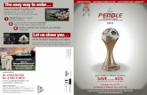 PENDLE SPORTSWEAR LTD - Football Trophies · on comparable shop brochure prices why is this? see page 2 from £2.49 with free printing size 18cm 16cm 13cm 10cm pendle price £3.99
