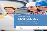 ENERGY EFFICIENCY EMPLOYMENT IN AUSTRALIA Efficiency Employm… · Energy efficiency has played a key role in improving Australians’ wealth, ... date very little effort has been