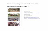 Assessment of the use of gorse and heather arisings as a ... · The pelleting trials for took place in March 2011. The pellet press used was a P-systems Italian bespoke wood pellet