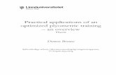 Practical applications of an optimized plyometric training ...lnu.diva-portal.org/smash/get/diva2:1133983/FULLTEXT01.pdf · in a Soviet publication (Zanon 1966, cited in Verkoshansky