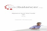 Loadbalancer.org Appliance Quick Start Guide v8 · 2016-04-26 · This quickstart guide provides enough information to deploy the appliance and configure a basic load ... deployment