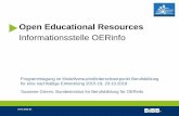 Open Educational Resources - Deutschland · „Im Rahmen einer umfassenden Open Educational Resources-Strategie wollen wir die Entstehung und Verfügbarkeit, die Weiterverbreitung