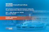 27 – 30 August 2018 - MIMS Automechanika Moscow is the ... · The participants of the MIMS Automechanika Moscow Exhibition are Russian and foreign manufacturers and suppliers of